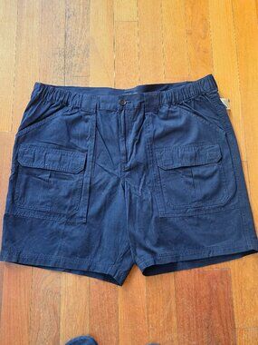 NWT Croft & Barrow Navy Cargo Shorts Size 46
